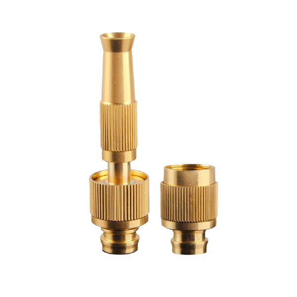 Bico Esguicho de Mangueira Pistola de Alta Pressão TurboJet Dourado