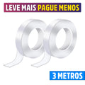 Fita Dupla Face Adesiva Transparente Resistente Gripo