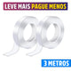 Fita Dupla Face Adesiva Transparente Resistente Gripo