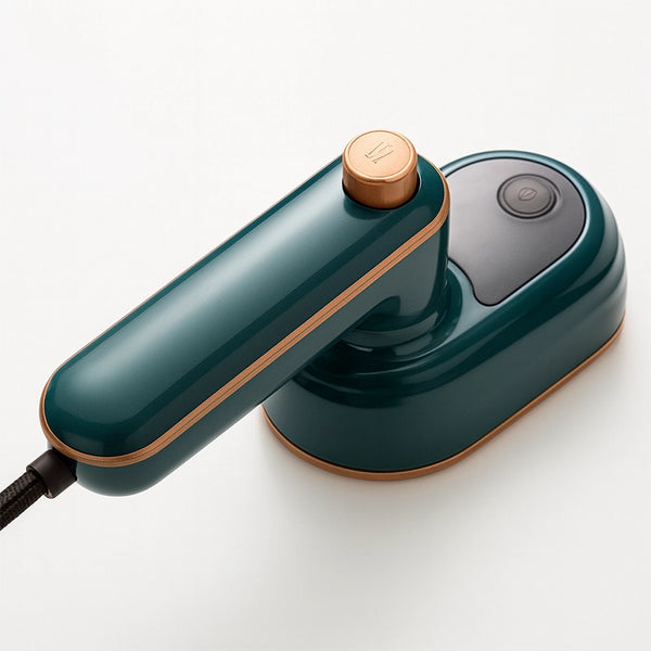 Mini Ferro de Passar Roupa a Vapor Bivolt Vaporix Verde