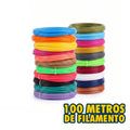 Refil Filamento PLA com 10 Cores Variadas para Caneta 3D