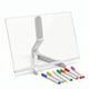 Quadro de Desenho LED Brilhante Reutilizável Lunpad com 7 Canetinhas e Suporte Incluso